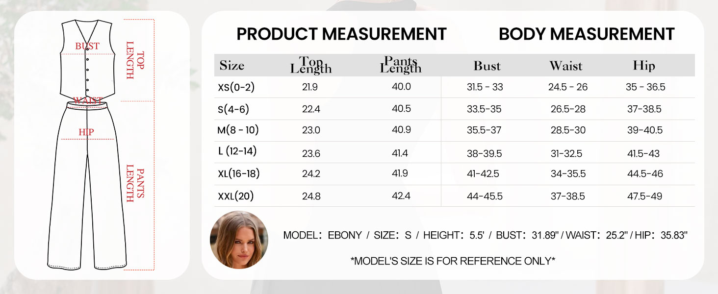 Womens Two Piece Outfits Summer Fashion Button V Neck Crop Vest Blazer and Wide Leg Pants Suit Matching Sets 7 sexy 2 piece outfits for women crop vest blazer and wide leg pants set suit for women office wear