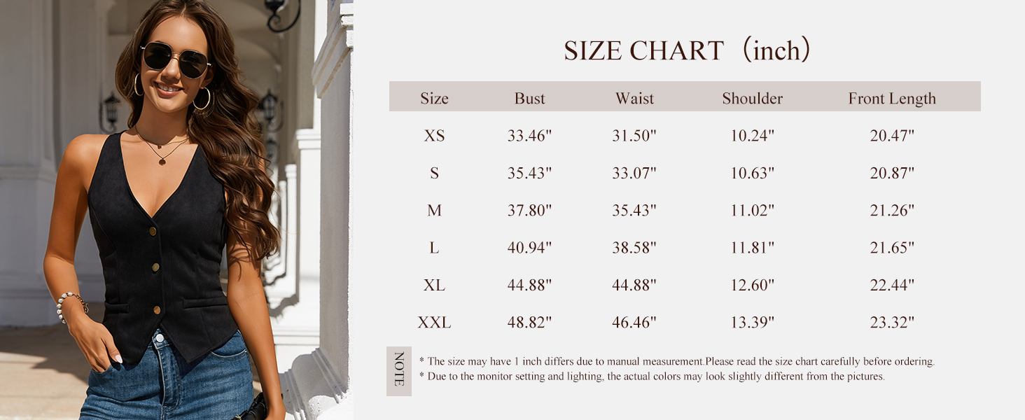 Women's Waistcoat Vest Top V-Neck Racerback Suit Vests Dressy Casual Suits Vest Button Down Versatile Blazer Vests 11 Women Vest Top