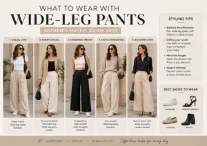 What to Wear with Wide-Leg Pants
