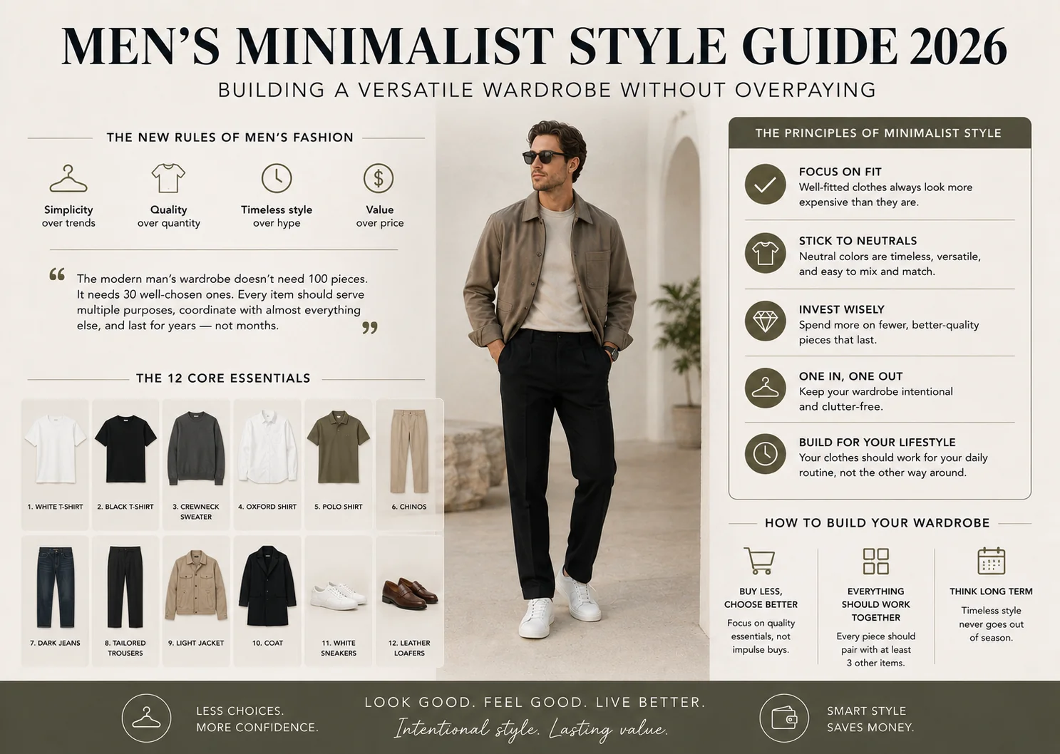 Men's Minimalist Style Guide 2026