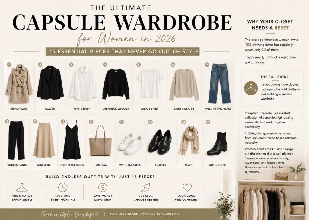 Ultimate Capsule Wardrobe for Women in 2026