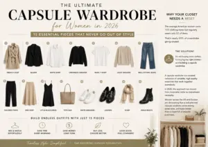 Ultimate Capsule Wardrobe for Women in 2026