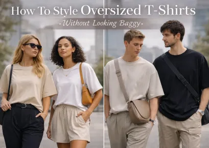 How to Style Oversized T-Shirts Without Looking Baggy