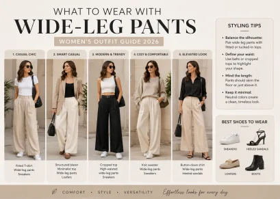 What to Wear with Wide-Leg Pants